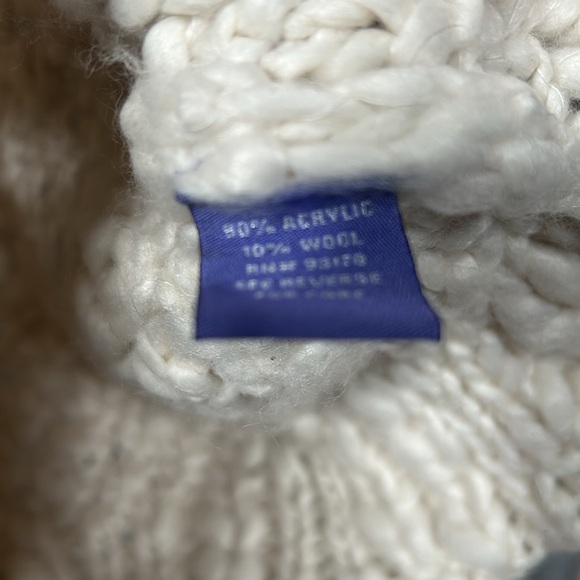 Vivienne Tam White Cream Chunky Knit Turtleneck Sweater size XS - Picture 12 of 16